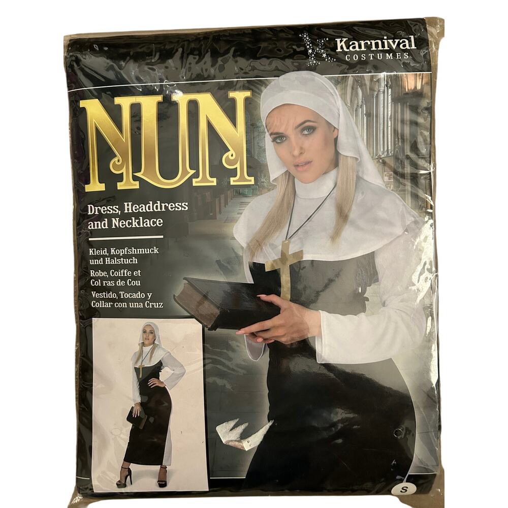 NUN COSTUME SIZE SMALL